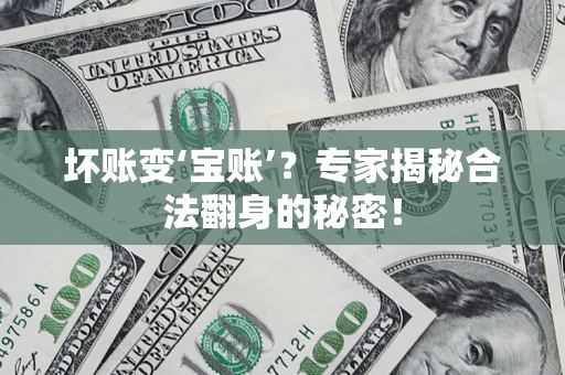 济南坏账变‘宝账’？专家揭秘合法翻身的秘密！