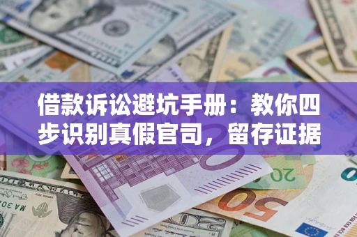 济南借款诉讼避坑手册：教你四步识别真假官司，留存证据不踩雷