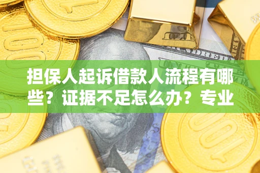 济南担保人起诉借款人流程有哪些？证据不足怎么办？专业律师解答