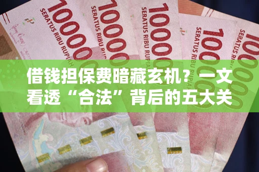 济南借钱担保费暗藏玄机？一文看透“合法”背后的五大关键陷阱